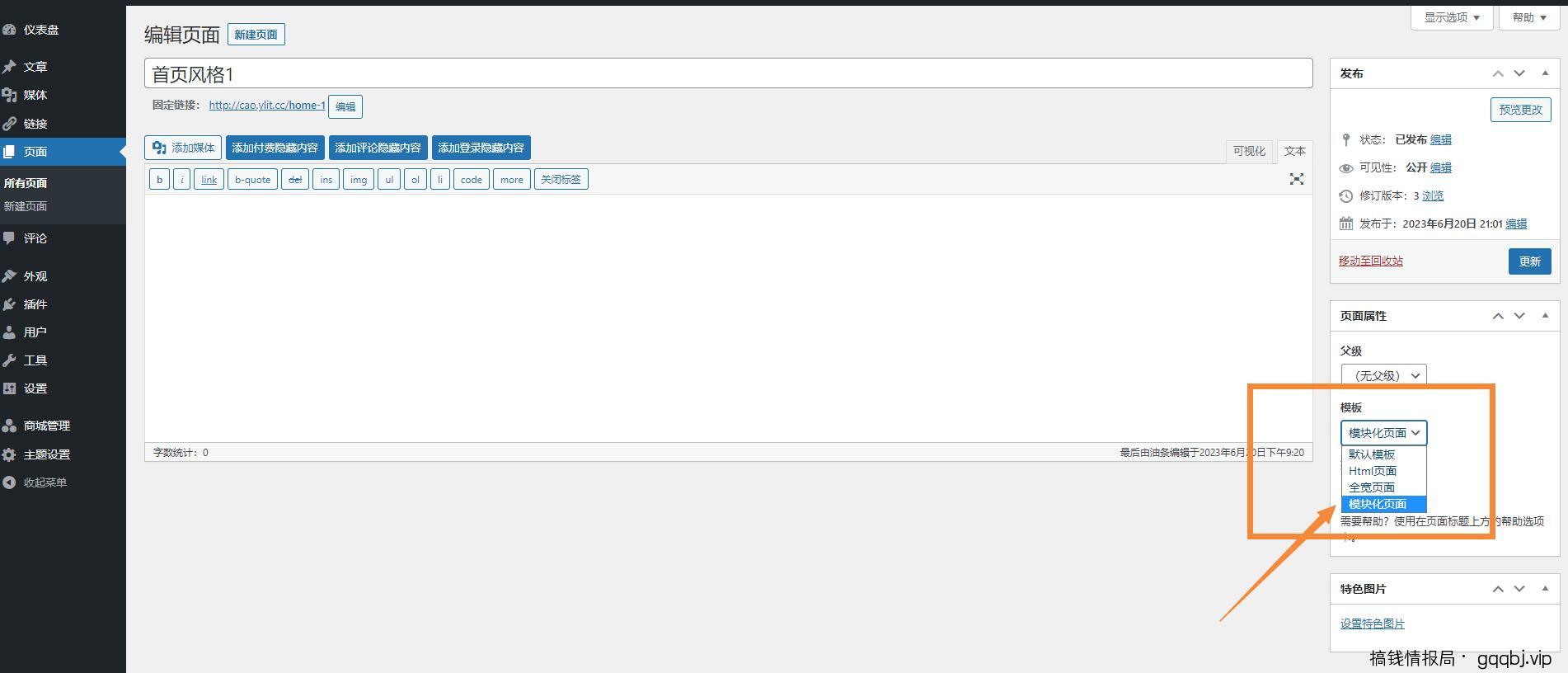RiPro-V5自定义模块化页面教程-搞钱情报局