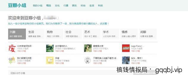 网赚项目没有流量?豆瓣小组精准领域流量引流技巧-搞钱情报局