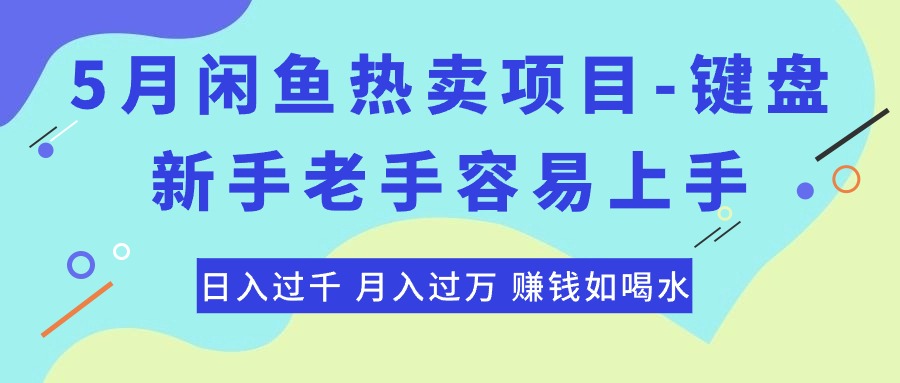 （10749期）最新闲鱼热卖项目-键盘，新手老手容易上手，日入过千，月入过万，赚钱…-搞钱情报局