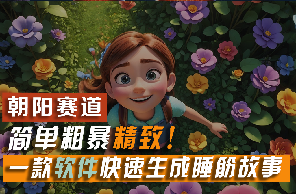 （11405期）利用一款软件5分钟一条爆款睡筋故事，简单粗暴精致！小白月入2w+-搞钱情报局