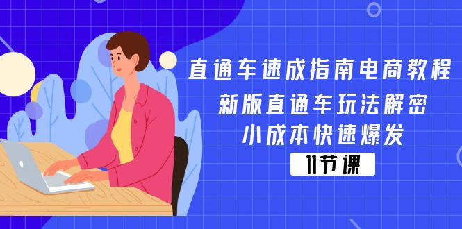 (11537期)直通车 速成指南电商教程:新版直通车玩法解密,小成本快速爆发(11节)-搞钱情报局