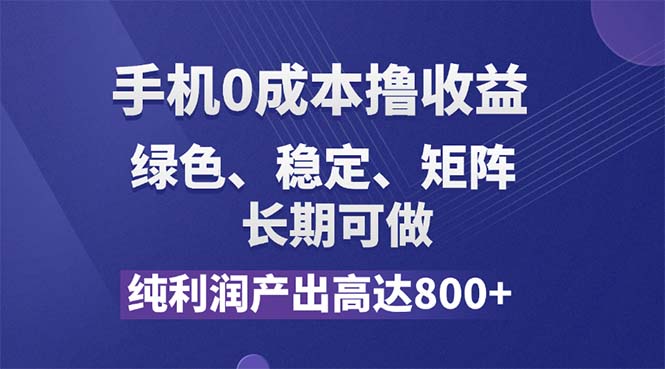 (11976期)纯利润高达800+,手机0成本撸羊毛,项目纯绿色,可稳定长期操作!-搞钱情报局