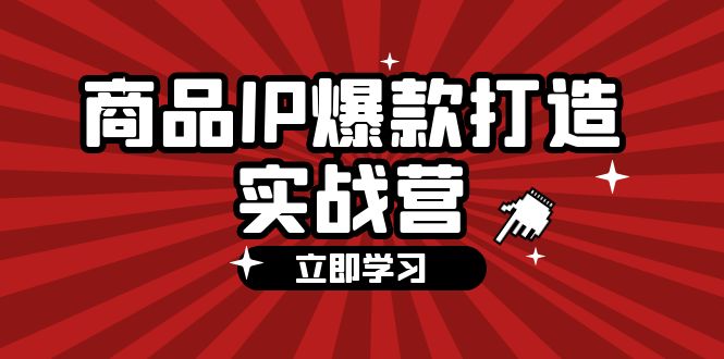 （12136期）商品-IP爆款打造实战营【第四期】，手把手教你打造商品IP，爆款 不断-搞钱情报局